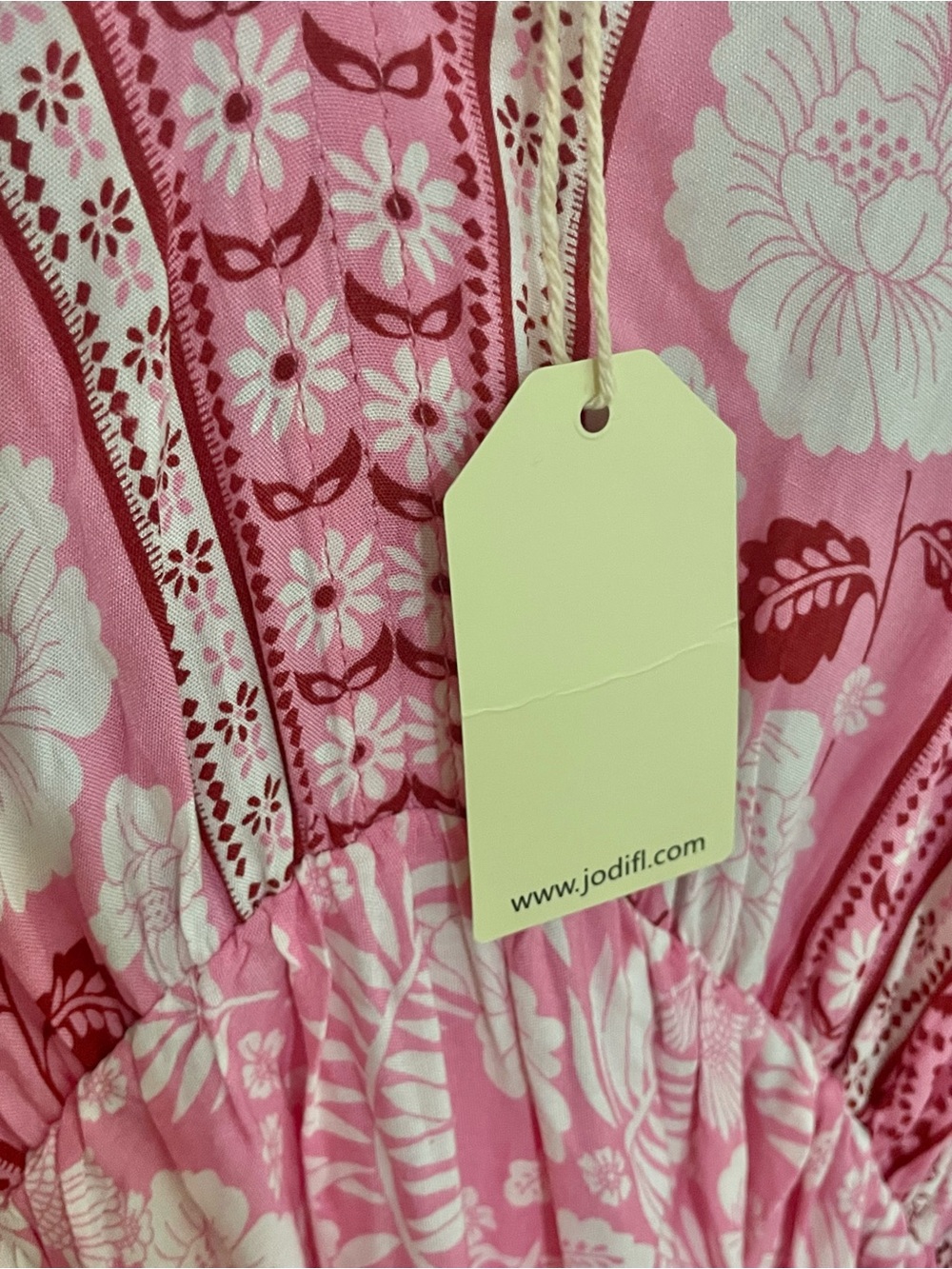 JODIFL Pink Floral Flowy Boho Mini Dress - Picture 8 of 15